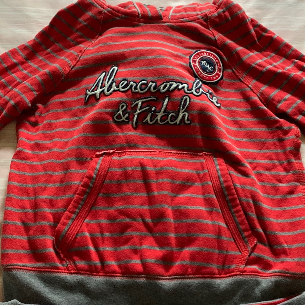 Abercrombie and Fitch Hoodie emblem sweat suit size small